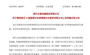 正泰電器擬赴港上市拓寬融資路 總市值614億 董事長南存輝三年薪酬近1700萬