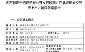 金龍稀土沖刺北交所上市 董事長等核心管理層與廈門鎢業(yè)深度關聯(lián)