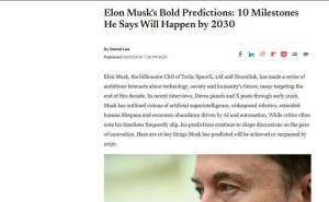 馬斯克展望2030：AI機(jī)器人引領(lǐng)變革，太空探索開啟人類新紀(jì)元