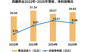 西藏藥業(yè)2025年?duì)I收增長(zhǎng)凈利潤(rùn)降，董事長(zhǎng)漲薪12萬職工人均16萬