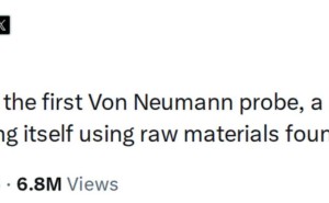 馬斯克稱Optimus+PV將成首個(gè)能自我復(fù)制的馮諾依曼星際探針