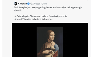 馬斯克透露Grok Imagine下周將迎重大發(fā)布動(dòng)態(tài)