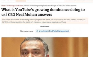 YouTube掌門人自信發(fā)聲：頭部創(chuàng)作者難被Netflix挖走 平臺黏性足