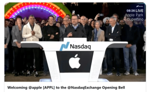 蘋果50周年慶典：庫克敲鐘致辭，感恩員工股東共啟新程
