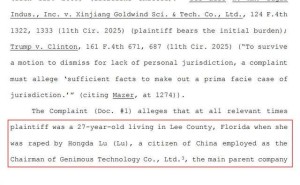 被指美涉嫌強奸后辭任董事長未滿一周 陸宏達再陷輿論風波