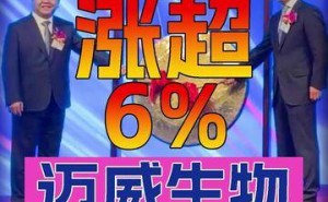 邁威生物成功上市首日股價上揚 董事長劉大濤現場敲鑼開啟新征程